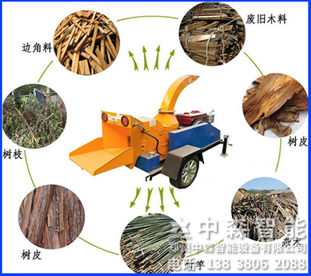 樹枝切碎機(jī)、大型園林切碎機(jī)、園林綠化粉碎機(jī)